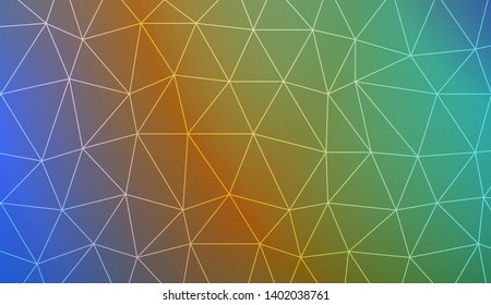 Decorative background with triangles. Modern design for you business, project. Vector illustration. Creative gradient color.