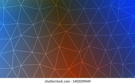 Decorative background with triangles. Modern design for you business, project. Vector illustration. Creative gradient color.