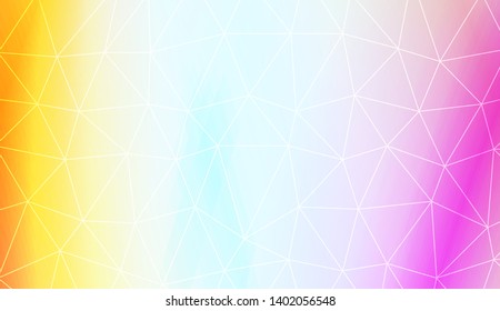 Decorative background with triangles. Modern design for you business, project. Vector illustration. Creative gradient color.