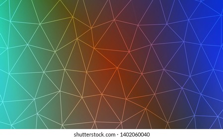 Decorative background with triangles. Modern design for you business, project. Vector illustration. Creative gradient color.