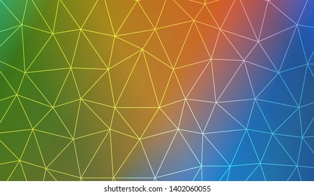 Decorative background with triangles. Modern design for you business, project. Vector illustration. Creative gradient color.