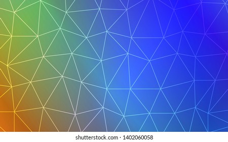 Decorative background with triangles. Modern design for you business, project. Vector illustration. Creative gradient color.