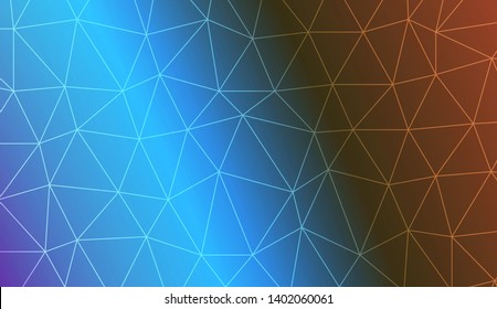 Decorative background with triangles. Modern design for you business, project. Vector illustration. Creative gradient color.