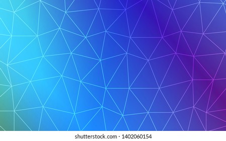 Decorative background with triangles. Modern design for you business, project. Vector illustration. Creative gradient color.