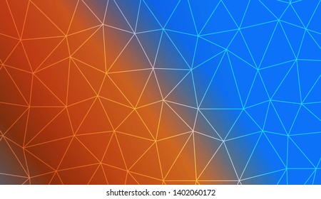 Decorative background with triangles. Modern design for you business, project. Vector illustration. Creative gradient color.