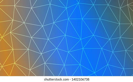 Decorative background with triangles. Modern design for you business, project. Vector illustration. Creative gradient color.