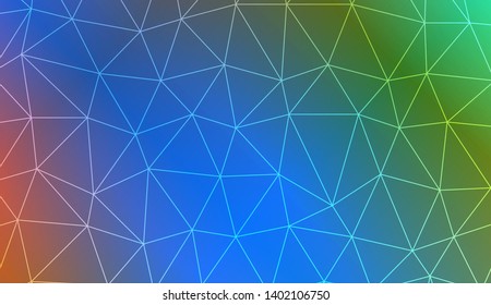Decorative background with triangles. Modern design for you business, project. Vector illustration. Creative gradient color.