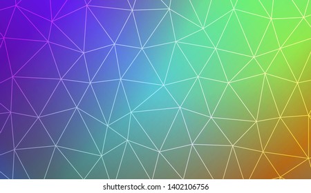 Decorative background with triangles. Modern design for you business, project. Vector illustration. Creative gradient color.