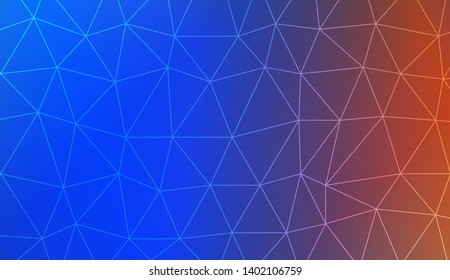 Decorative background with triangles. Modern design for you business, project. Vector illustration. Creative gradient color.