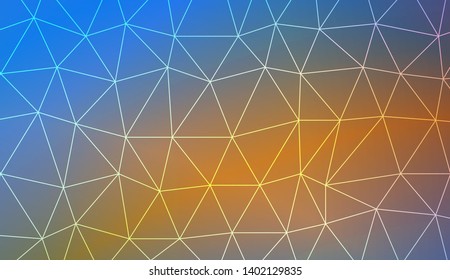 Decorative background with triangles. Modern design for you business, project. Vector illustration. Creative gradient color.