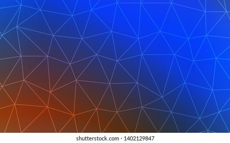Decorative background with triangles. Modern design for you business, project. Vector illustration. Creative gradient color.
