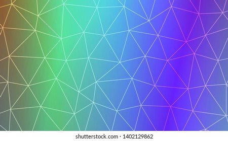 Decorative background with triangles. Modern design for you business, project. Vector illustration. Creative gradient color.