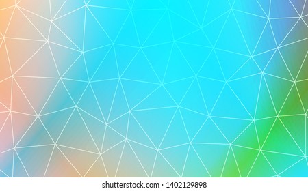 Decorative background with triangles. Modern design for you business, project. Vector illustration. Creative gradient color.