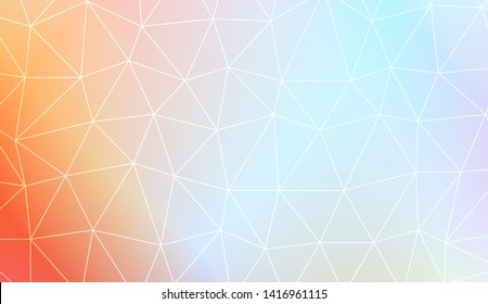 Decorative background with triangles. Modern design for you business, project. Vector illustration. Creative gradient color.