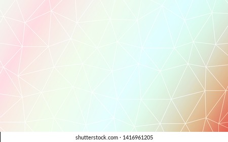 Decorative background with triangles. Modern design for you business, project. Vector illustration. Creative gradient color.
