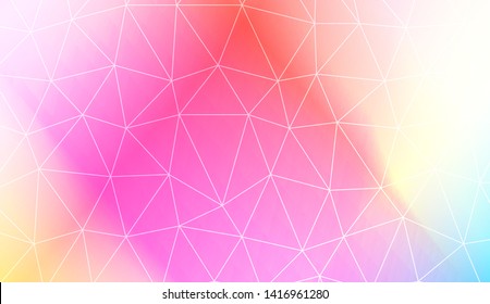 Decorative background with triangles. Modern design for you business, project. Vector illustration. Creative gradient color.