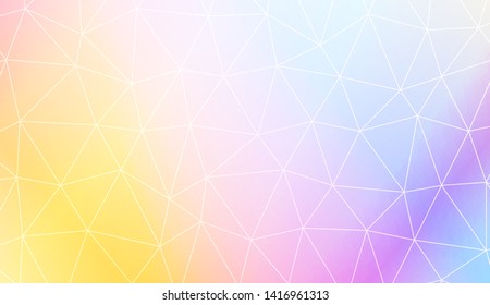 Decorative background with triangles. Modern design for you business, project. Vector illustration. Creative gradient color.