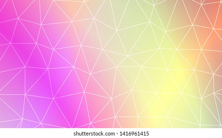Decorative background with triangles. Modern design for you business, project. Vector illustration. Creative gradient color.