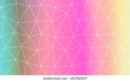 Decorative background with triangles. Modern design for you business, project. Vector illustration. Creative gradient color.