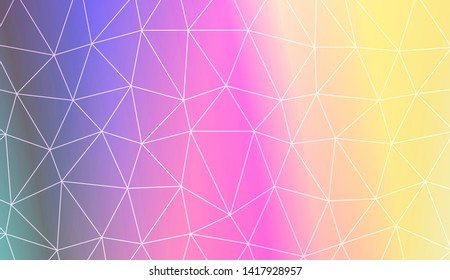 Decorative background with triangles. Modern design for you business, project. Vector illustration. Creative gradient color.
