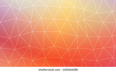 Decorative background with triangles. Modern design for you business, project. Vector illustration. Creative gradient color.