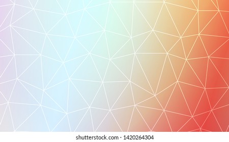 Decorative background with triangles. Modern design for you business, project. Vector illustration. Creative gradient color.