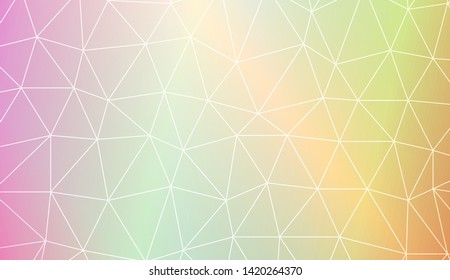 Decorative background with triangles. Modern design for you business, project. Vector illustration. Creative gradient color.