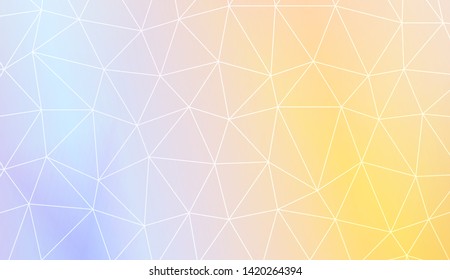 Decorative background with triangles. Modern design for you business, project. Vector illustration. Creative gradient color.