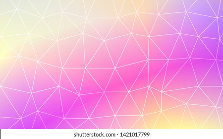 Decorative background with triangles. Modern design for you business, project. Vector illustration. Creative gradient color.