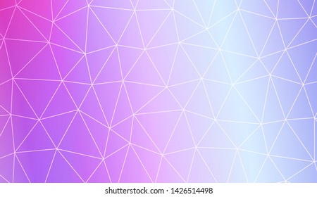Decorative background with triangles. Modern design for you business, project. Vector illustration. Creative gradient color.