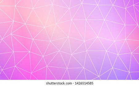 Decorative background with triangles. Modern design for you business, project. Vector illustration. Creative gradient color.