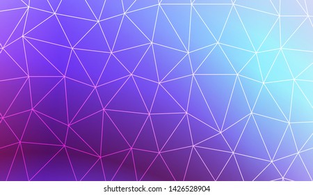 Decorative background with triangles. Modern design for you business, project. Vector illustration. Creative gradient color.