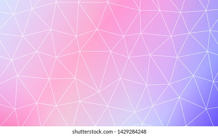 Decorative background with triangles. Modern design for you business, project. Vector illustration. Creative gradient color.