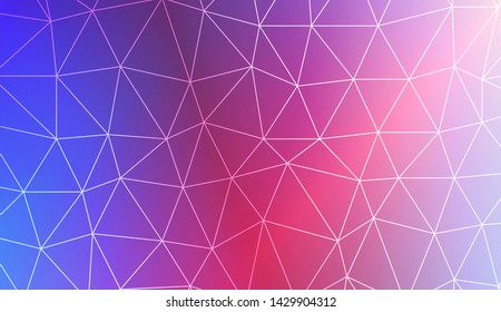 Decorative background with triangles. Modern design for you business, project. Vector illustration. Creative gradient color.