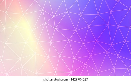 Decorative background with triangles. Modern design for you business, project. Vector illustration. Creative gradient color.