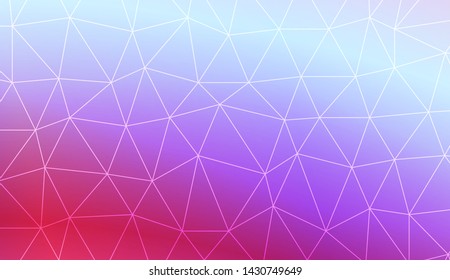 Decorative background with triangles. Modern design for you business, project. Vector illustration. Creative gradient color.