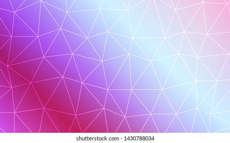 Decorative background with triangles. Modern design for you business, project. Vector illustration. Creative gradient color.