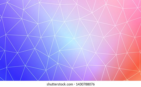 Decorative background with triangles. Modern design for you business, project. Vector illustration. Creative gradient color.