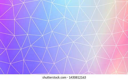 Decorative background with triangles. Modern design for you business, project. Vector illustration. Creative gradient color.