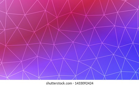Decorative background with triangles. Modern design for you business, project. Vector illustration. Creative gradient color.