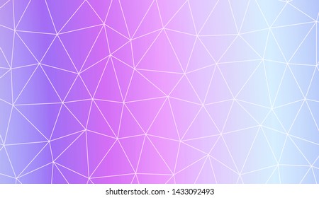 Decorative background with triangles. Modern design for you business, project. Vector illustration. Creative gradient color.