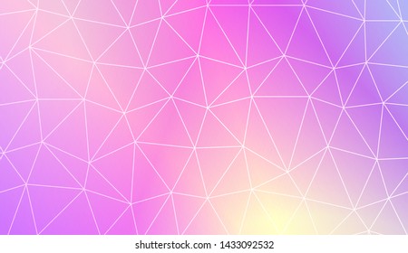 Decorative background with triangles. Modern design for you business, project. Vector illustration. Creative gradient color.