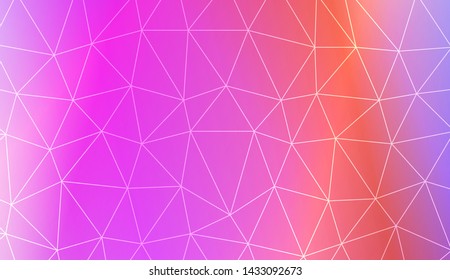 Decorative background with triangles. Modern design for you business, project. Vector illustration. Creative gradient color.