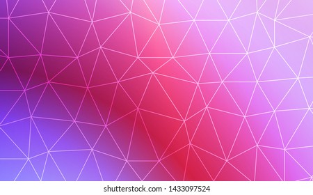 Decorative background with triangles. Modern design for you business, project. Vector illustration. Creative gradient color.