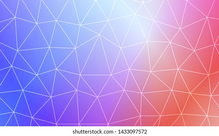 Decorative background with triangles. Modern design for you business, project. Vector illustration. Creative gradient color.