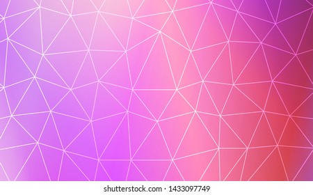 Decorative background with triangles. Modern design for you business, project. Vector illustration. Creative gradient color.