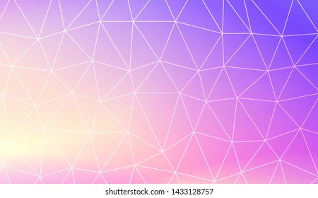 Decorative background with triangles. Modern design for you business, project. Vector illustration. Creative gradient color.
