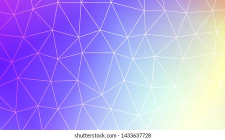 Decorative background with triangles. Modern design for you business, project. Vector illustration. Creative gradient color.