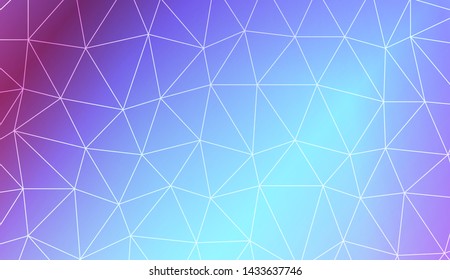 Decorative background with triangles. Modern design for you business, project. Vector illustration. Creative gradient color.