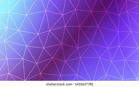 Decorative background with triangles. Modern design for you business, project. Vector illustration. Creative gradient color.